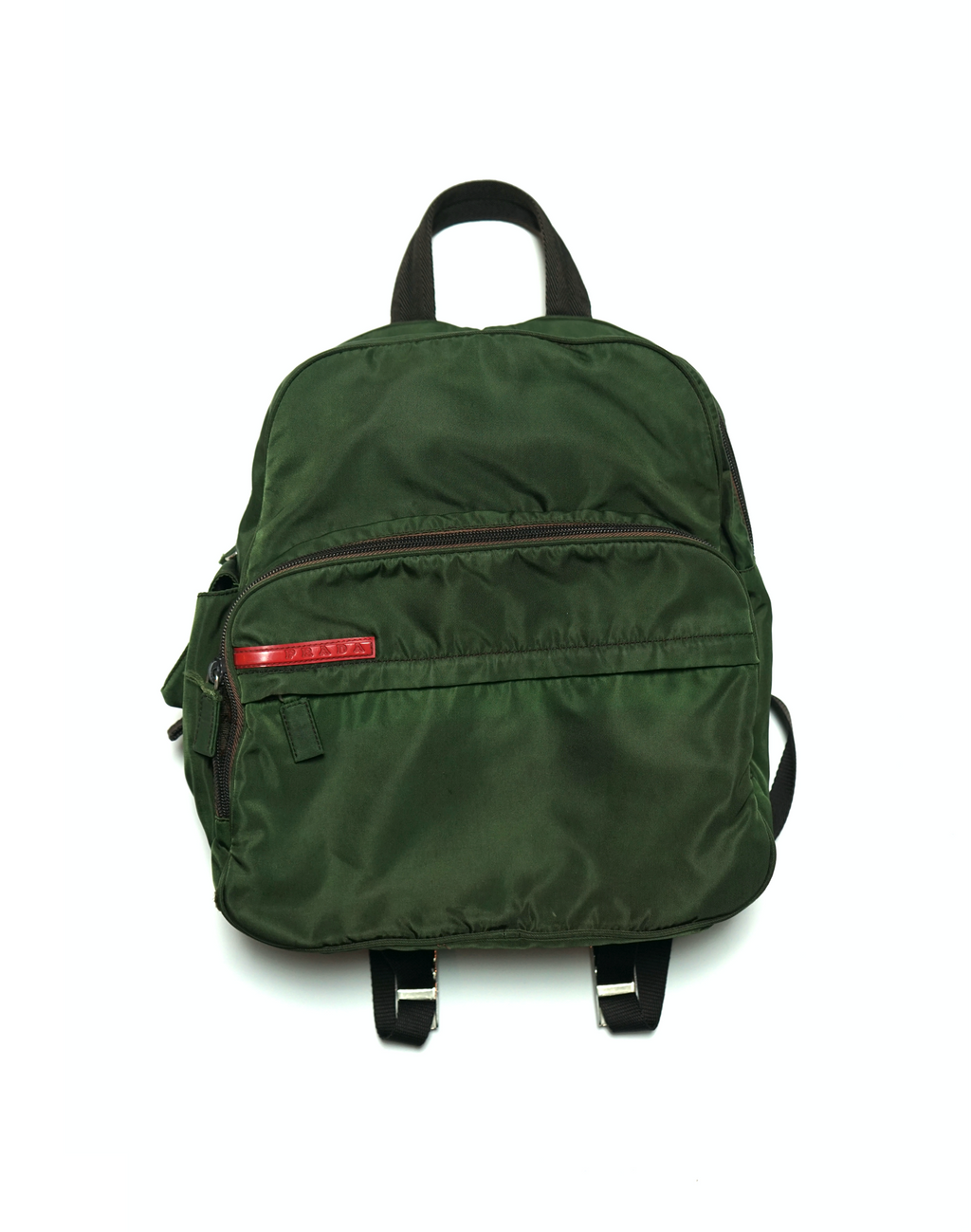 Prada Army Green Backpack