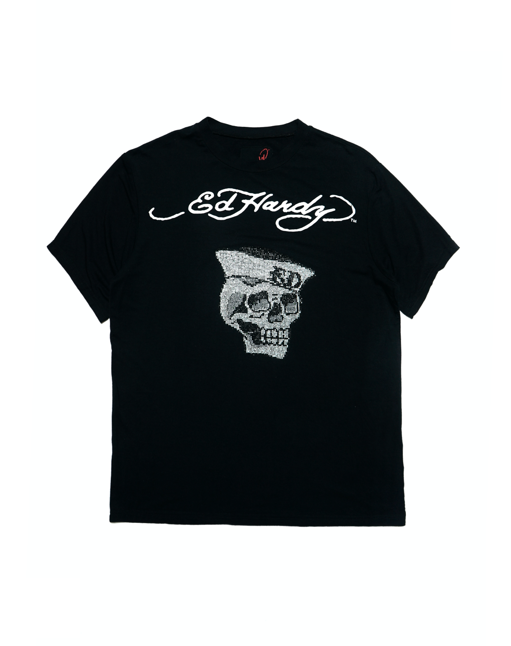 Ed Hardy Skull Rhinestone Tee
