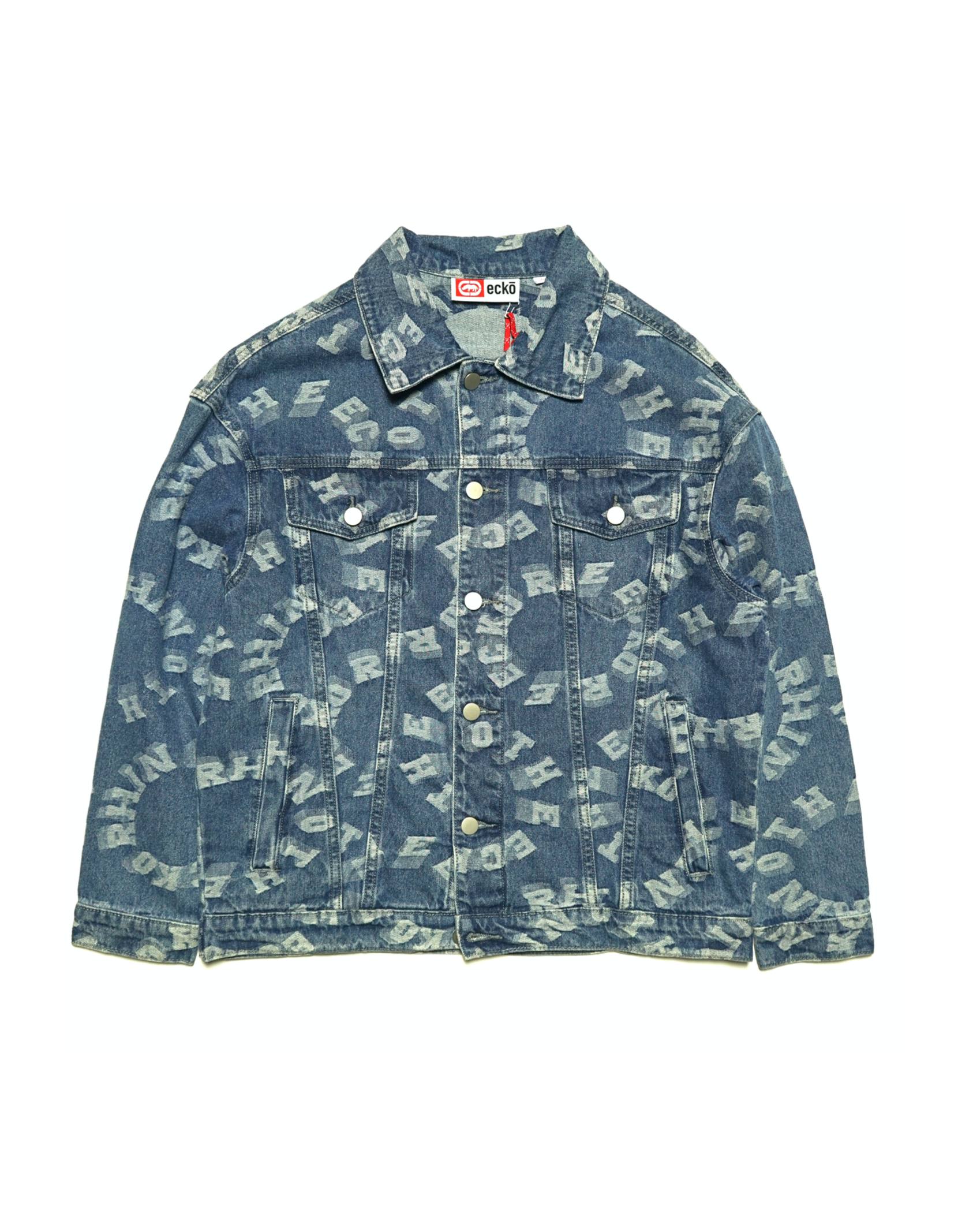 Ecko Circle Monogram Denim Jacket