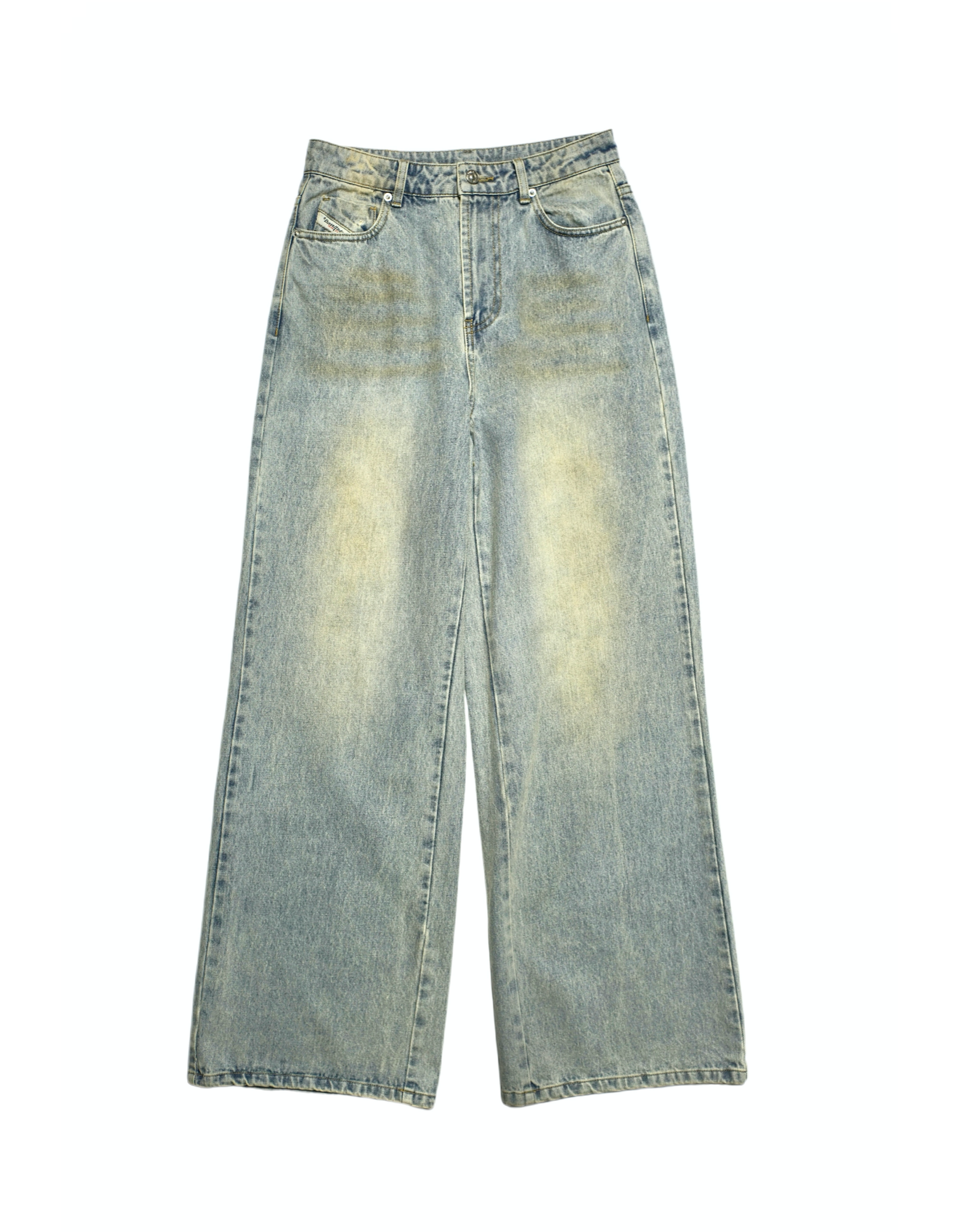 Diesel Washed Wide Denim Jean
