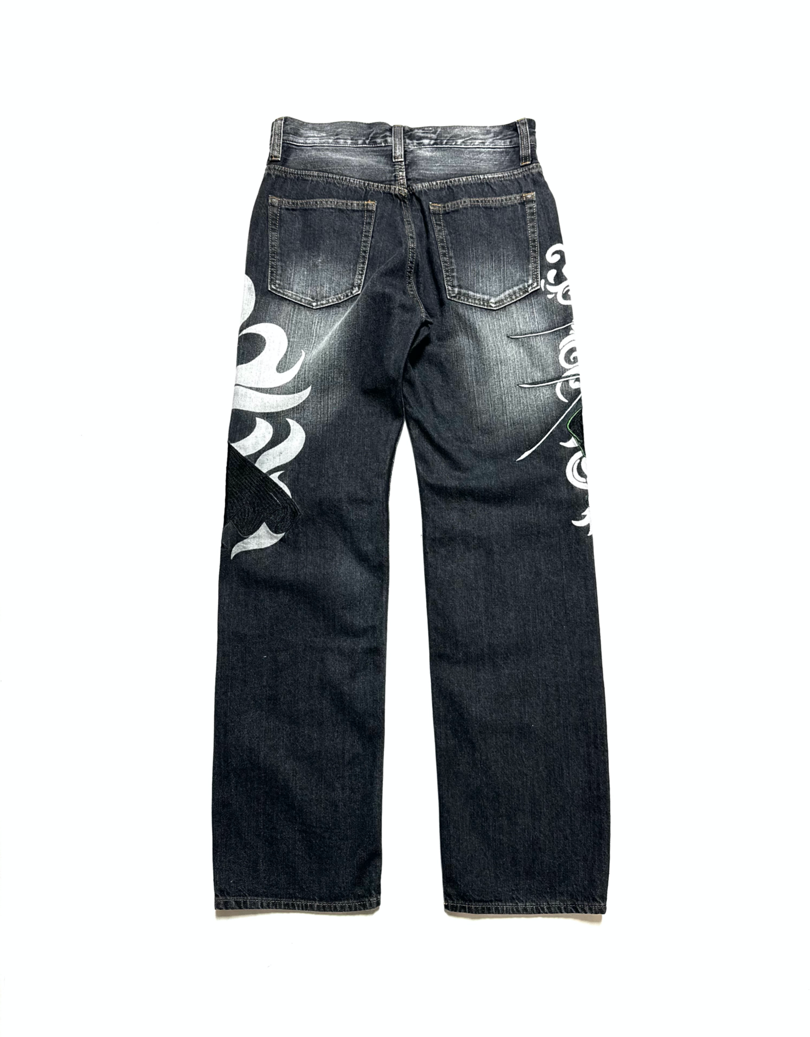 One Piece Embroidery Jean 2000s