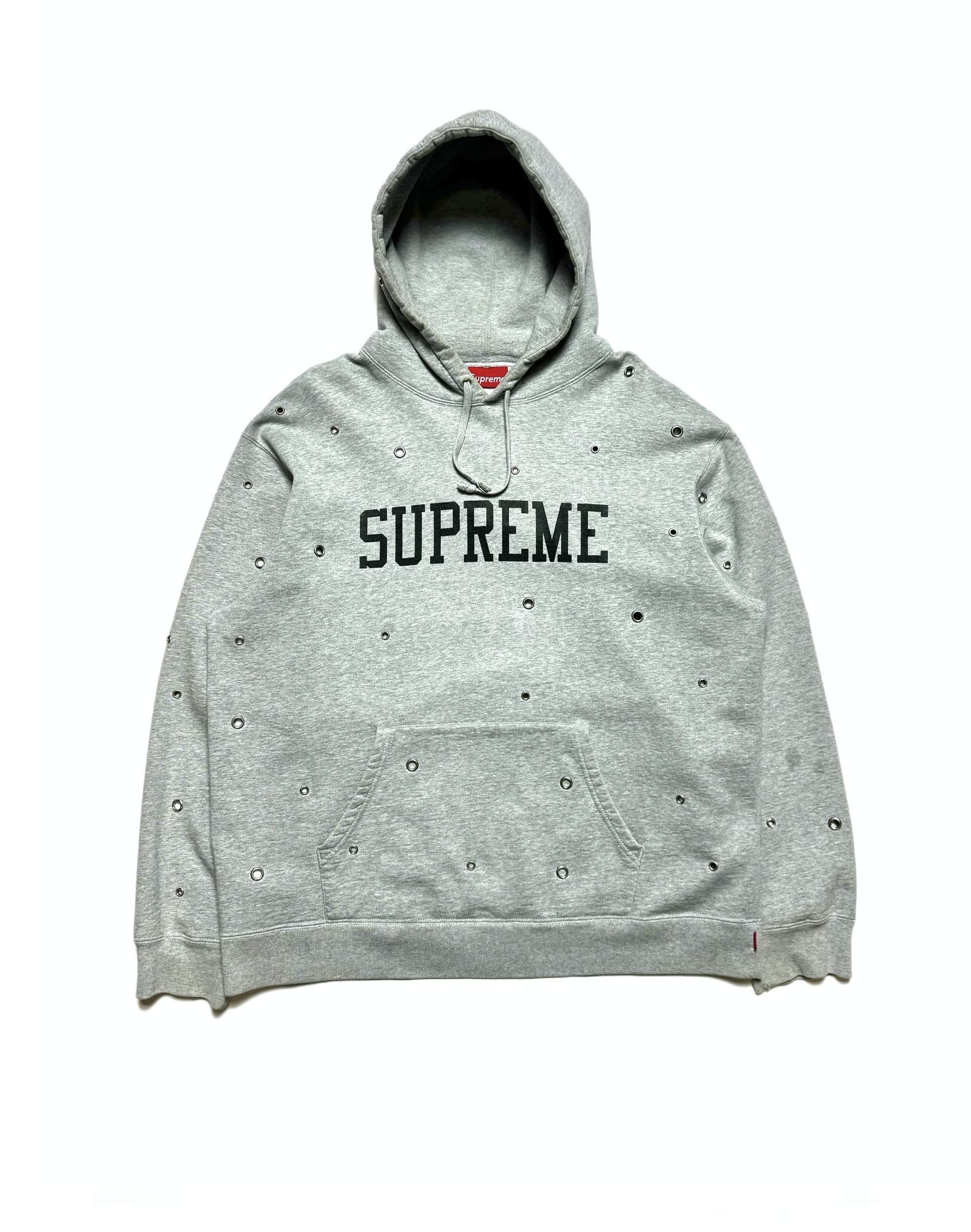 Supreme Grey Holes Hoodie