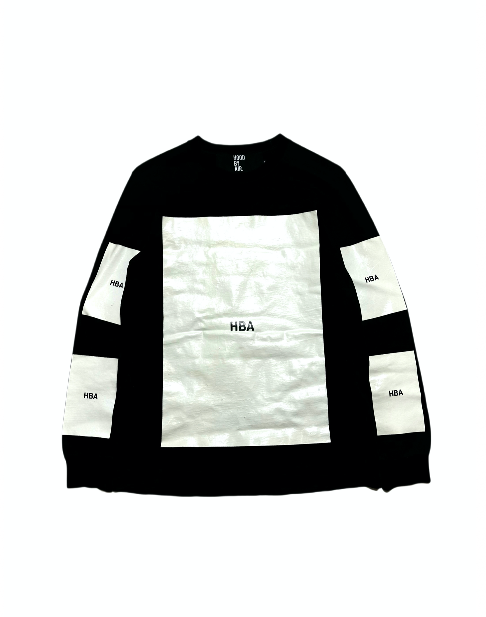HBA White Block Long Sleeve