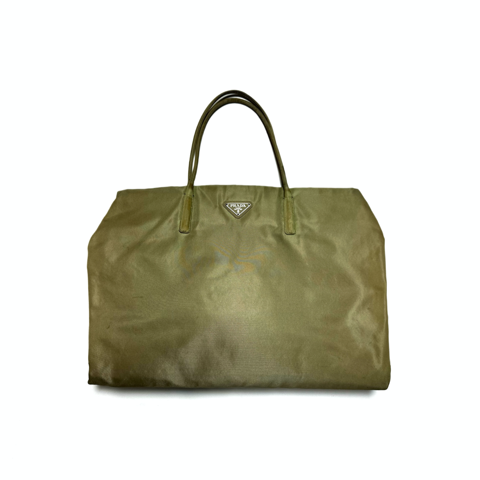 PRADA Vintage Olive Tote Bag