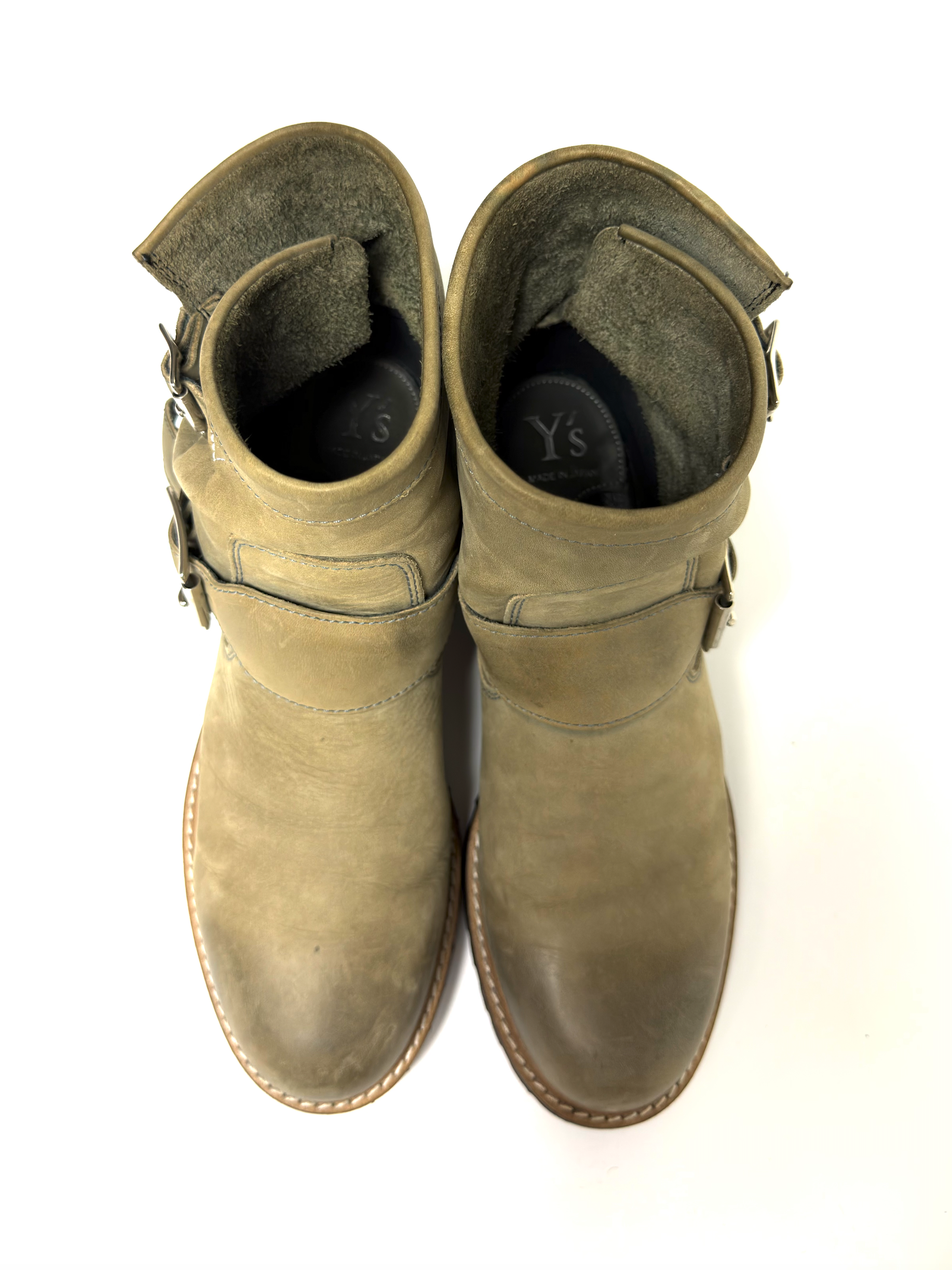 Yohji Y's Brown Leather Boot 90s