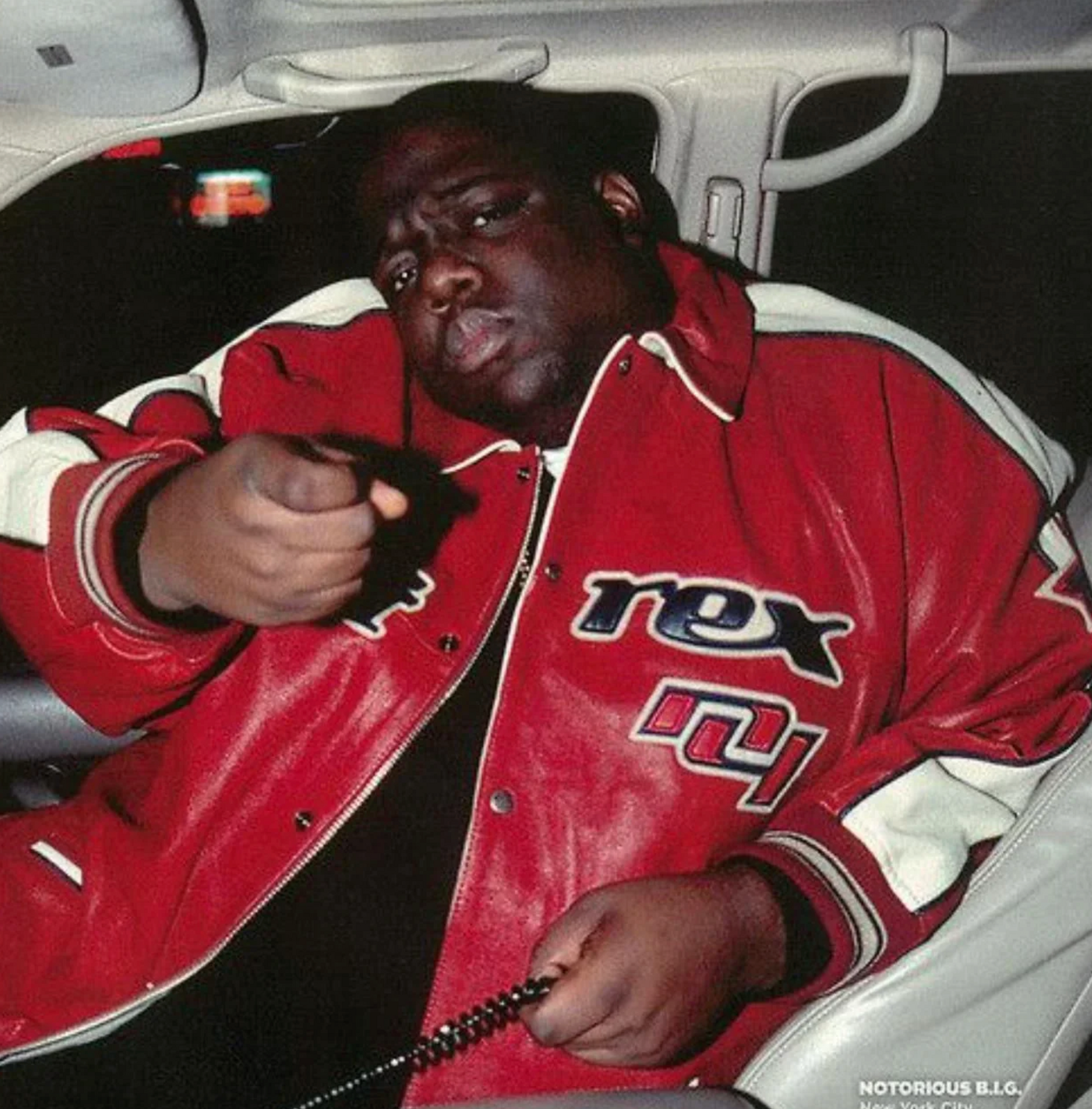 Avirex 90s Atanlantic Hockey League All Star Varisty Black Leather Jacket