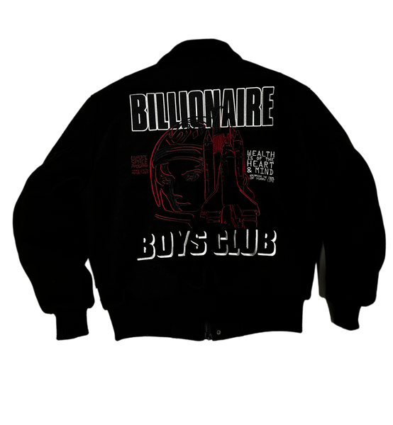 Billionaire Boys Club  Black Varsity Jacket