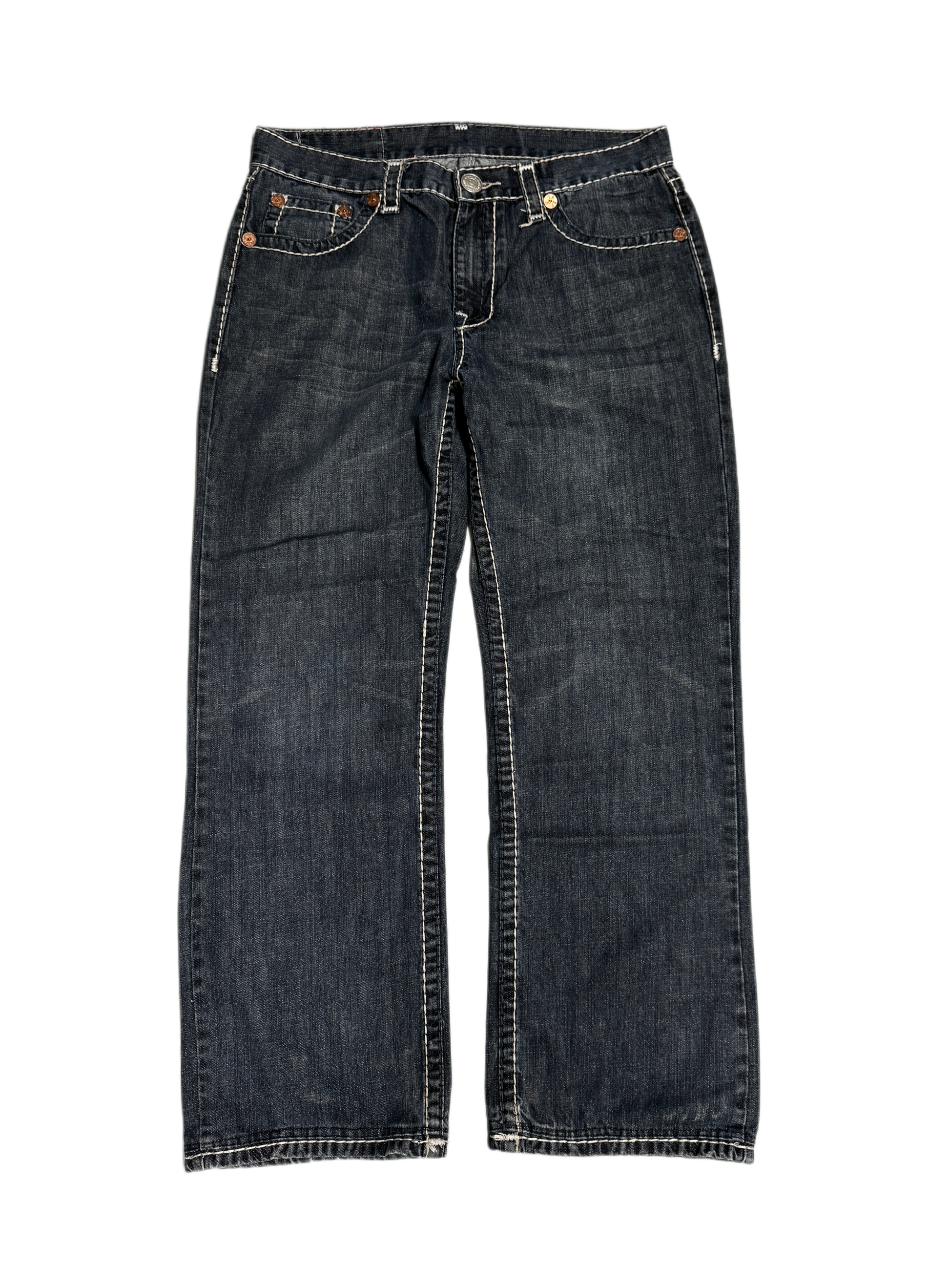 True Religion Baggy Washed Denim Jean