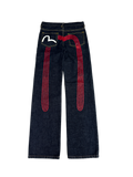 Evisu Long Red Dot Daicock Denim Jean