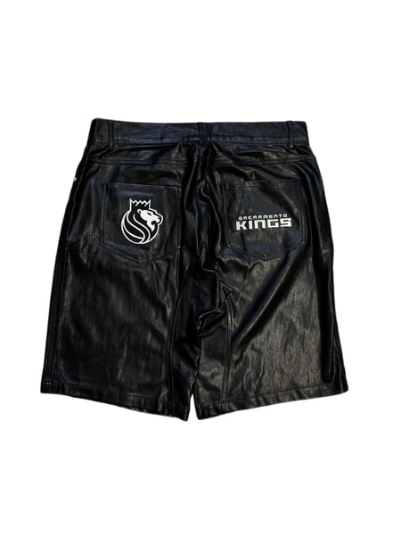 NBA 2000s Kings Leather Short