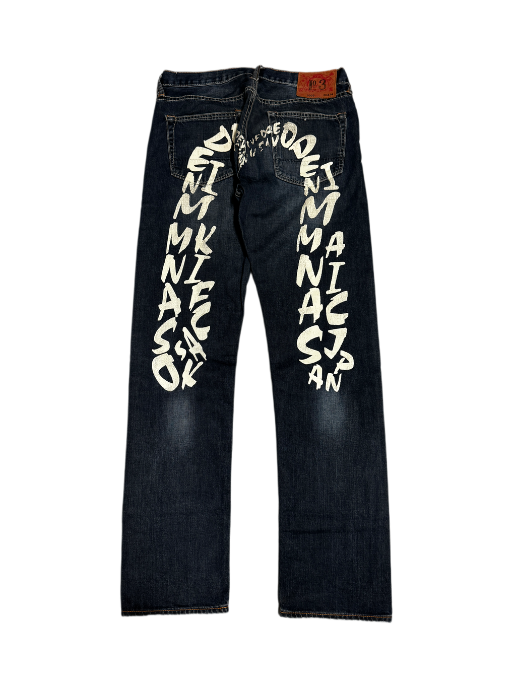 Evisu Wording Daicock Washed Denim Jean