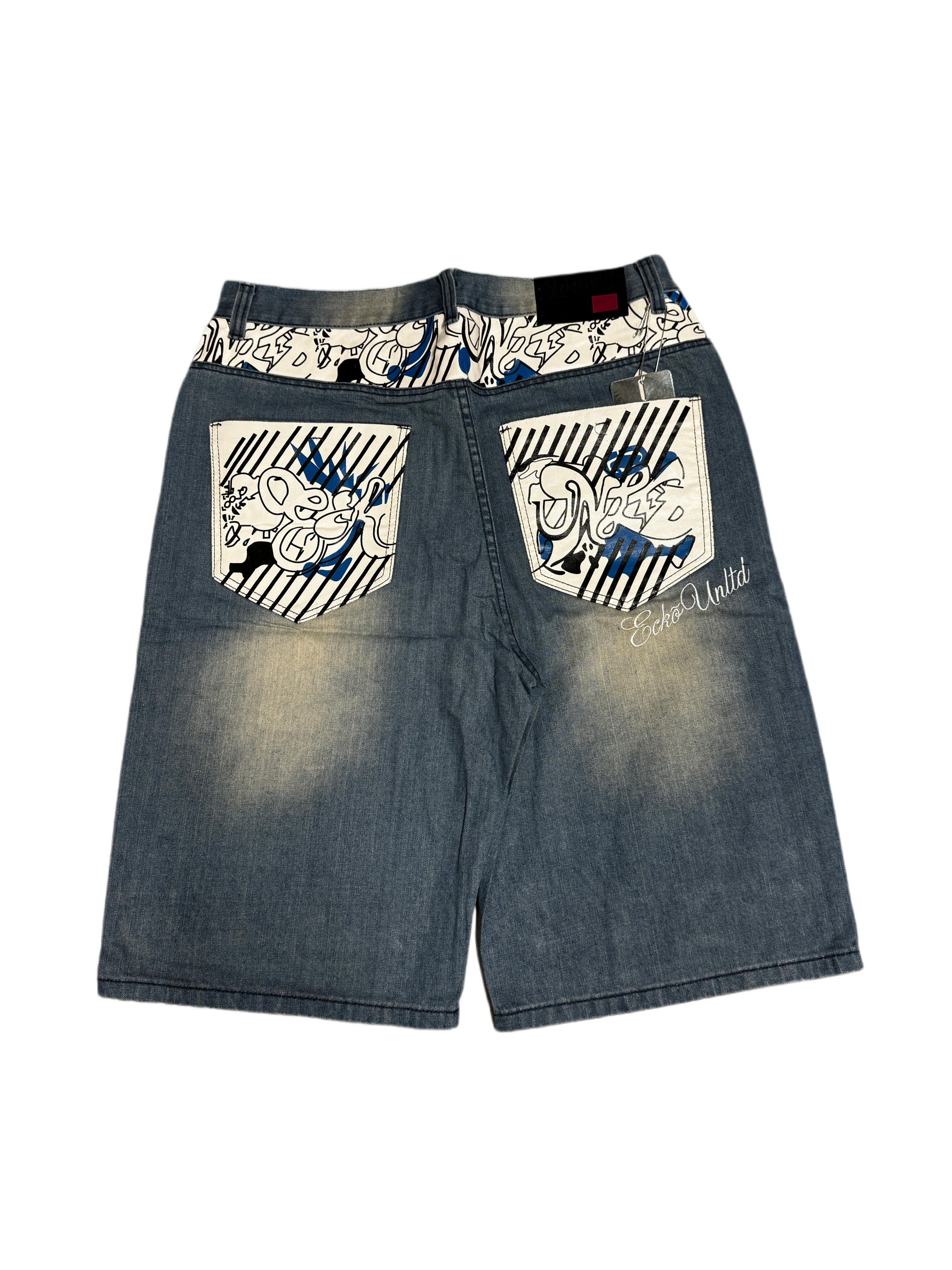 Ecko Vintage Washed Baggy Denim Short