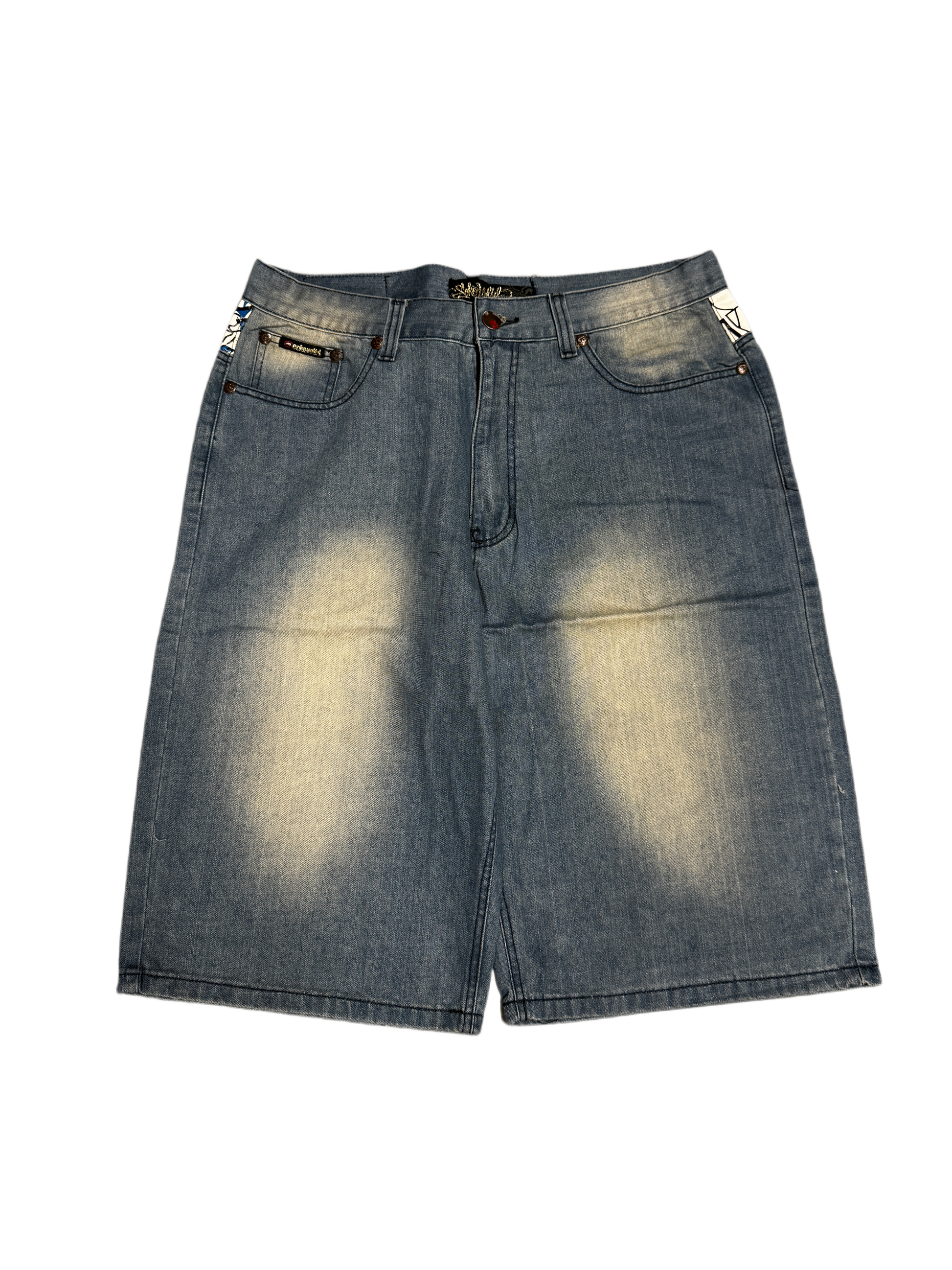 Ecko Vintage Washed Baggy Denim Short