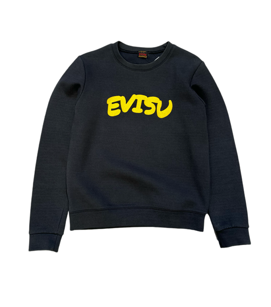 Evisu Yellow Embroidery Crewneck