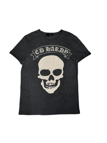 Ed Hardy Rystone Skull Tee