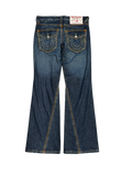 True Religion Flared Washed Denim Jean