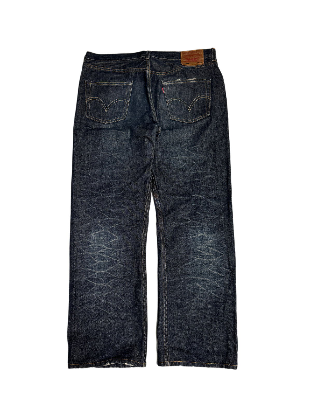 Levi's 604 Straight Dark Washed Denim Jean