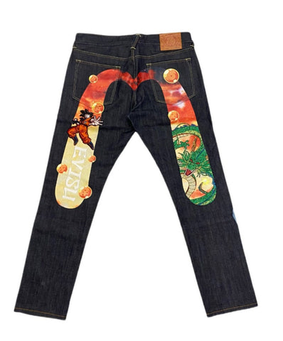 Evisu x Dragon Ball Z Daicock Denim Jean