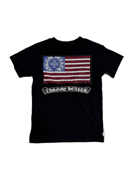 Chrome Hearts USA Flag Pocket Tee