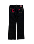 Evisu Skull Bone Seagull Pocket Raw Denim Jean