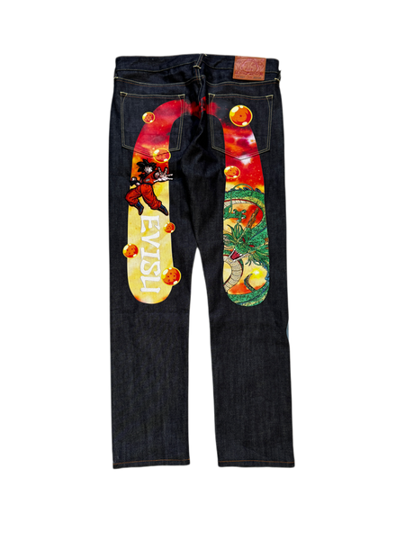 Evisu x Dragon Ball Z Daicock Denim Jean