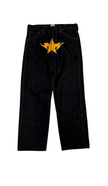 BAPE OG Yellow Double Star Denim Jean