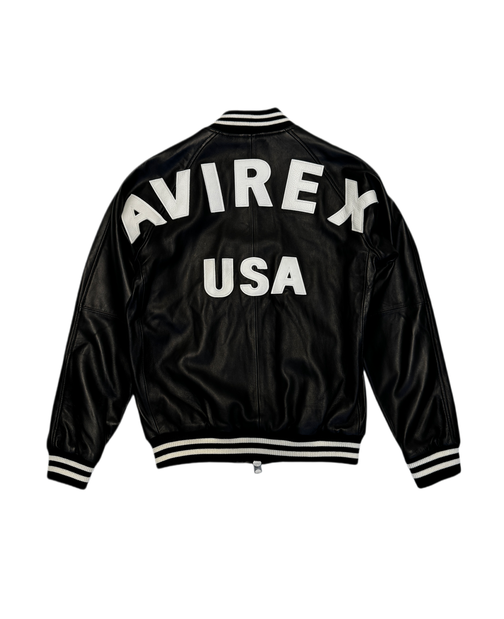 Avirex Black Leather Jacket