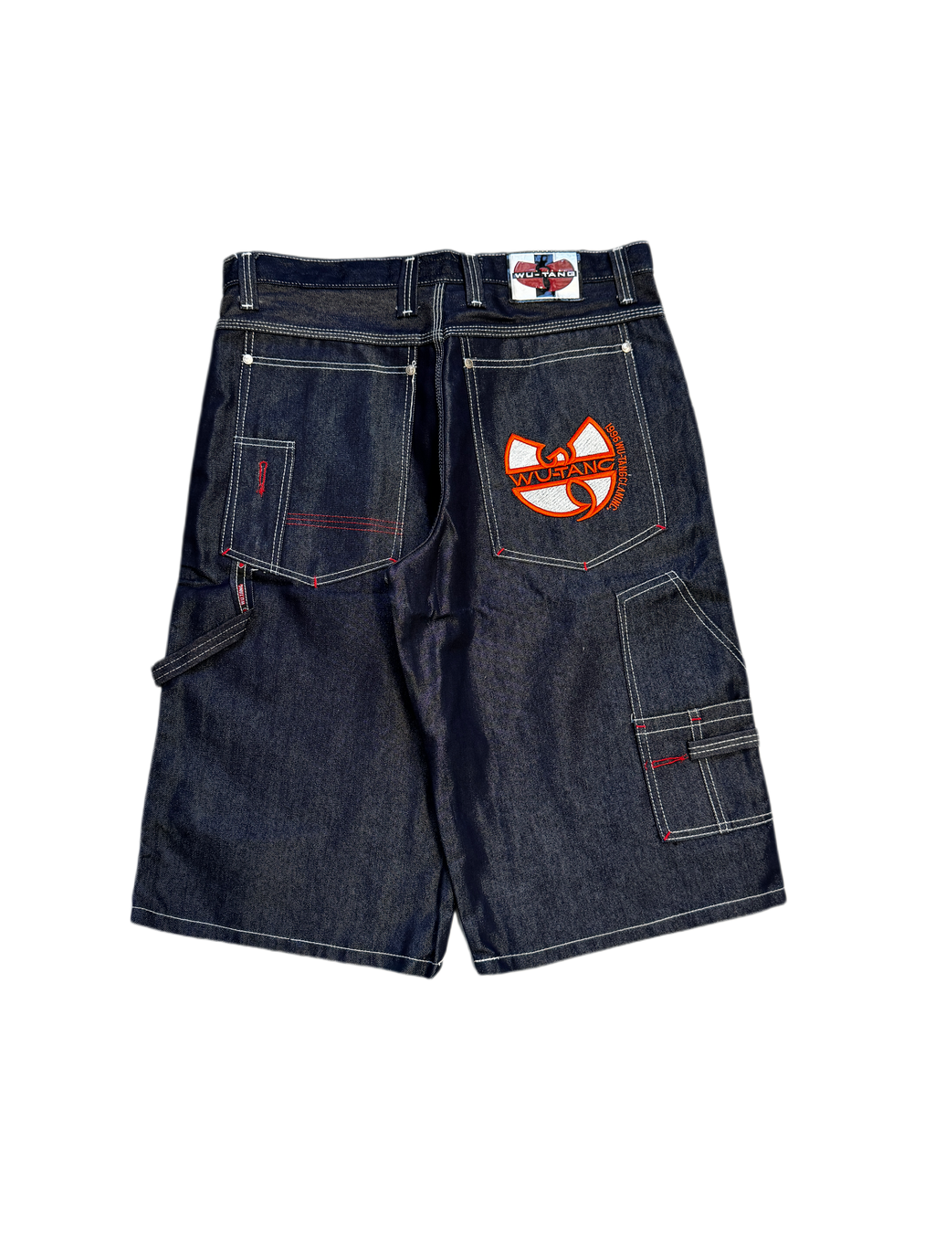 Wu-Tang 90s Raw Denim Baggy Jort