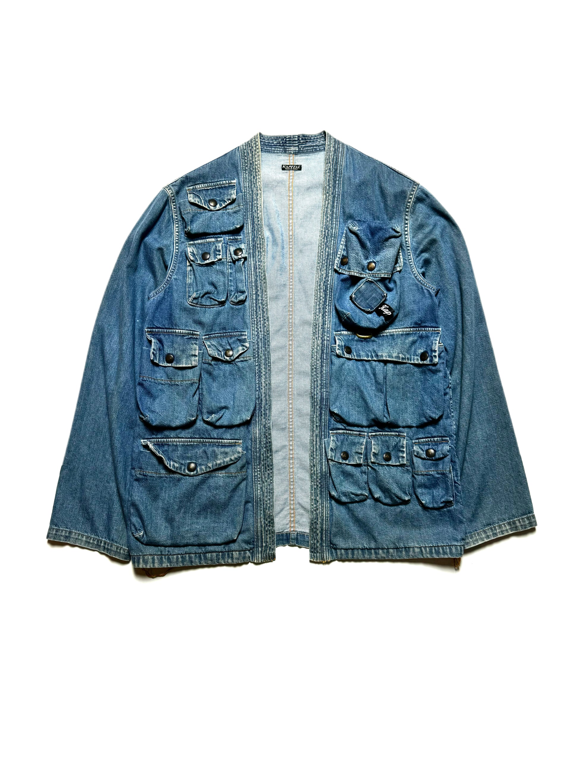 Kapital 8Oz Denim Fishing kimono Jacket