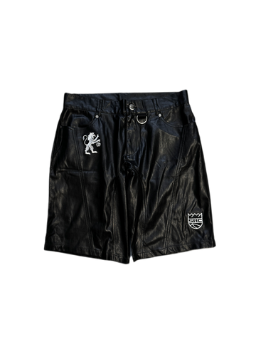 NBA 2000s Kings Leather Short