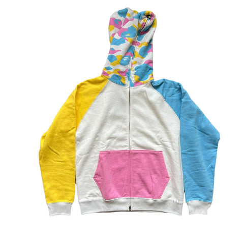 BAPE Cotton Candy Patch Ful Zip Hoodie