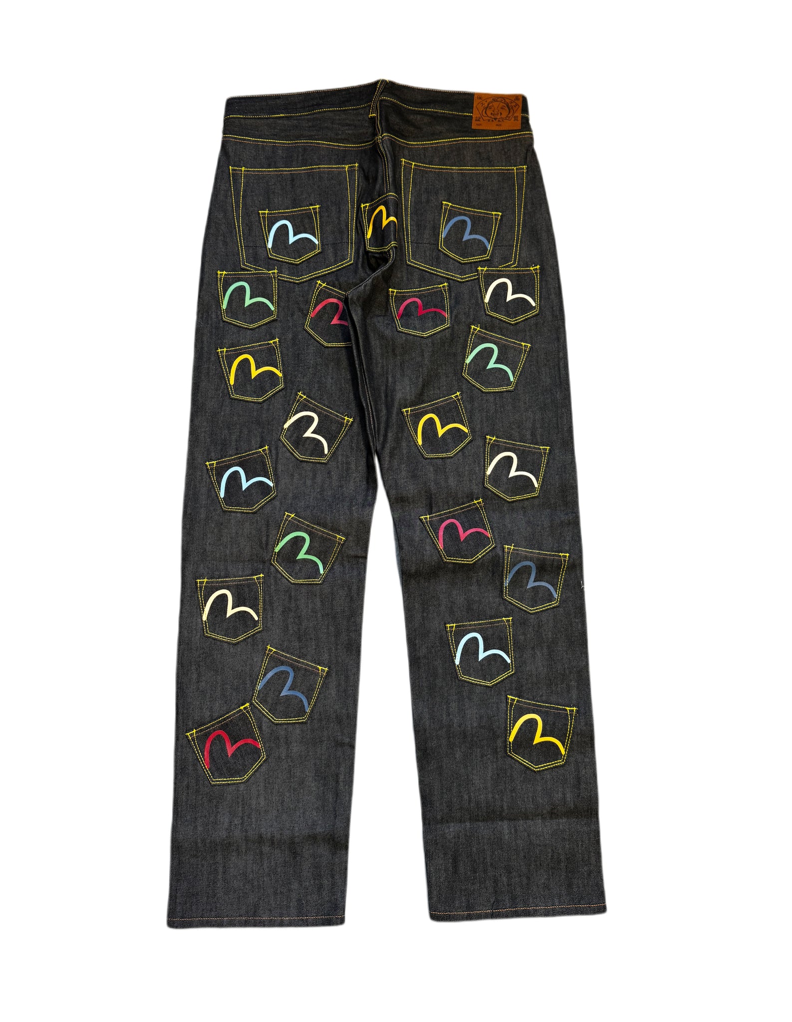 Evisu Multi-Pockets RAW Denim Jean