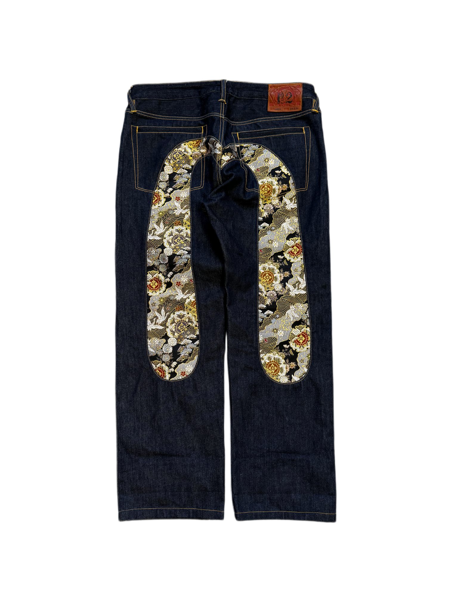 Evisu Traditional Chinese Crane Golden Daicock Jean