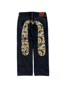 Evisu Traditional Chinese Crane Golden Daicock Jean