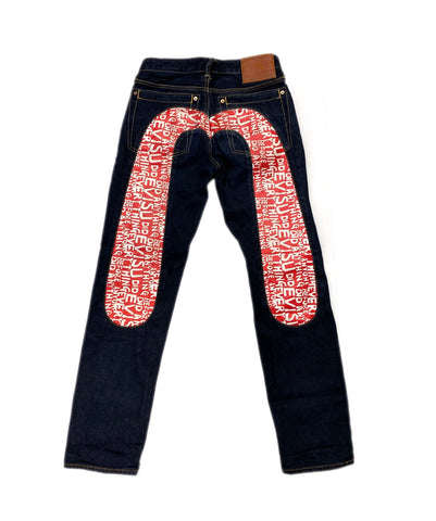 Evisu Red Wording Daicock Jean