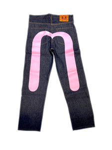 Evisu  No.3 Pink Daicock Jean