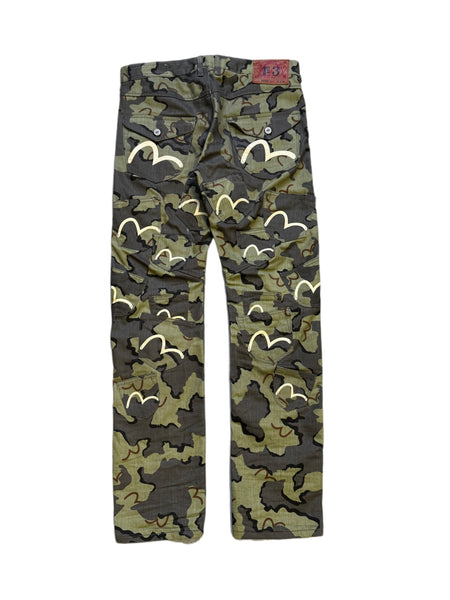 Evisu Multi-Pockets Camouflage Pant