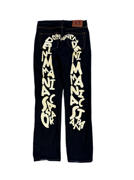 Evisu Long Word Daicock Raw Denim Jean