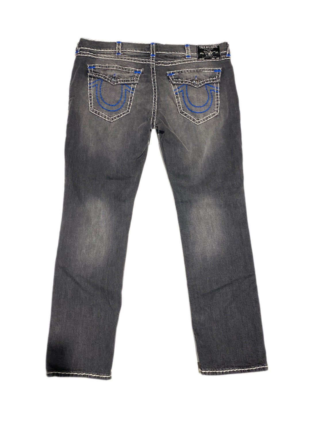 True Religion Ricky Grey Faded Denim Jean