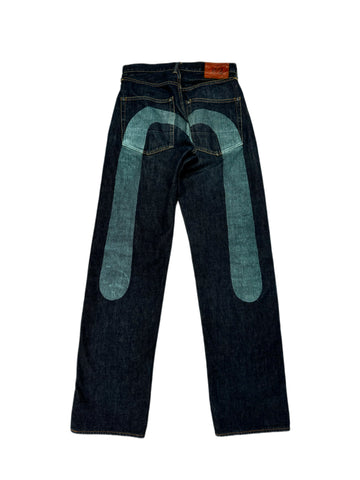 Evisu No.2 Blue Fade Daicock Jean