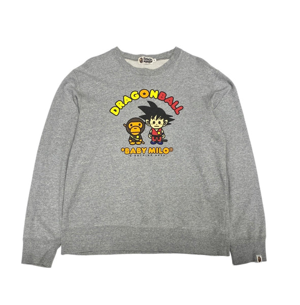 BAPE OG Milo x Dragon Ball Z  Grey Crewneck