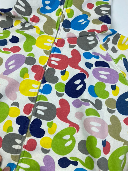 BAPE Multi-Color Monogram Full Zip Hoodie