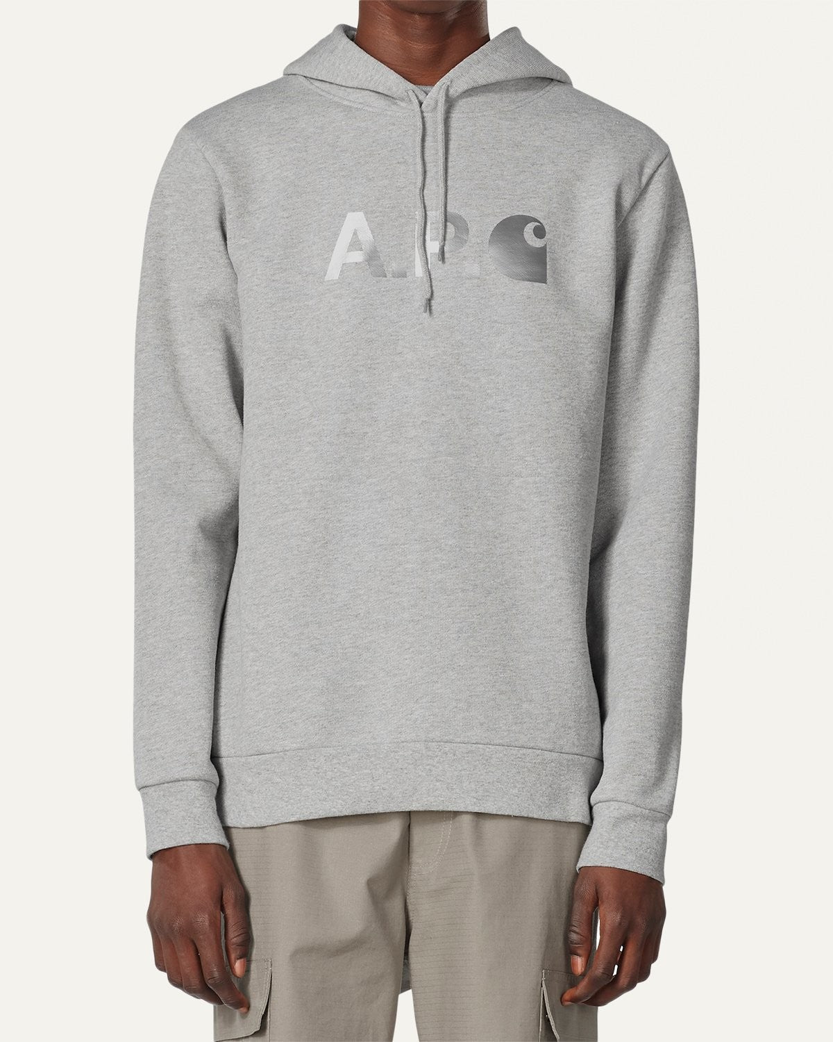 A.P.C. X Carhartt WIP Grey Hoodie