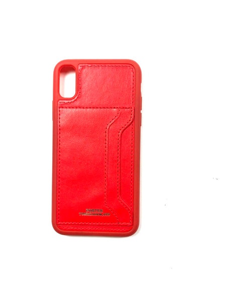 Head Porter Red Card Holder Iphone X Case
