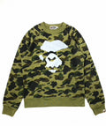 BAPE 3M Reflective Camo Angry Ape Crewneck