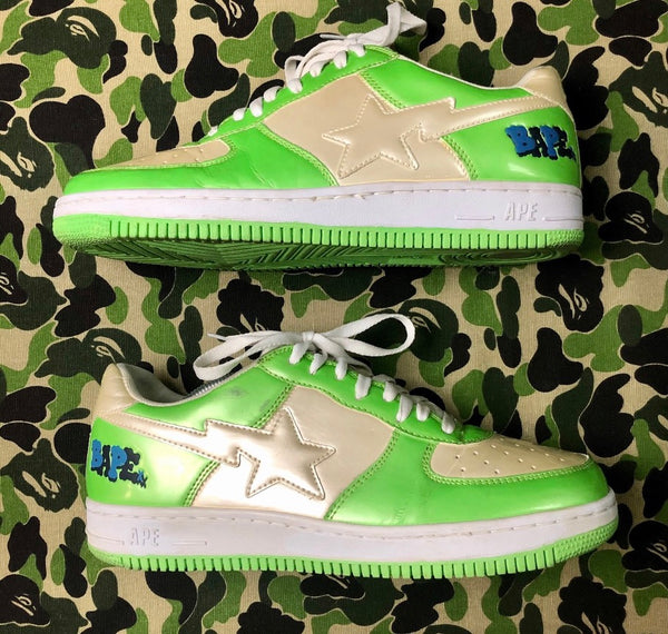 BAPESTA x Kaws OG Lime Green AF1 (2007)