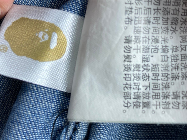 BAPE Traditional Tang Style Denim Jacket