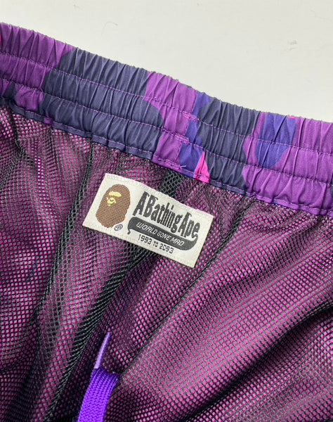 BAPE Purple Camo Track Pant