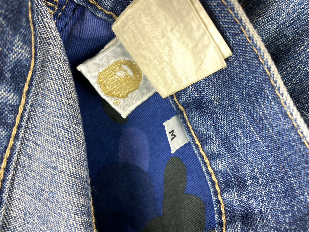 BAPE OG "Ape shall never kill ape" Washed Denim Jean