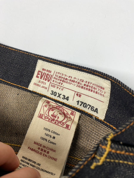 Evisu Yellow Daicock Raw Denim